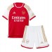 Arsenal Ben White #4 Hjemmedraktsett Barn 2023-24 Kortermet (+ Korte bukser)